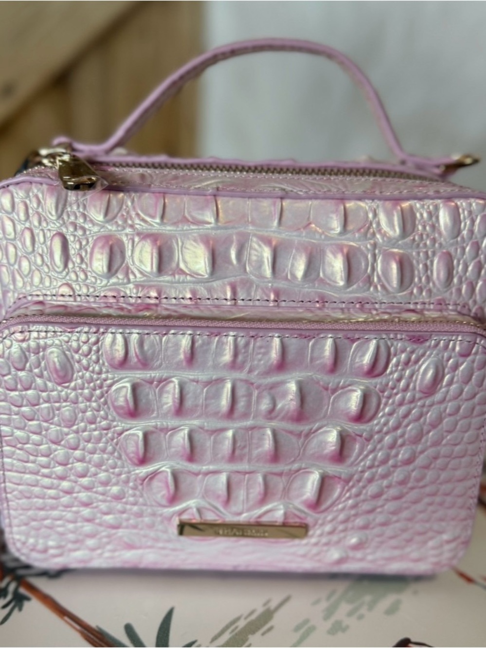 Brahmin TORI rosewater crossbody NWT Beautiful Pink - Picture 9 of 13